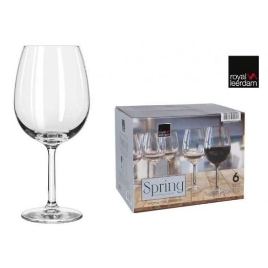 Prekės „Taurės vynui 580ml 6vnt SPRING“ paveikslėlis
