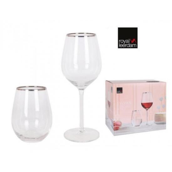 Prekės „Taurės vynui 380ml 4vnt+stiklinės 350ml 4vnt SYLVN“ paveikslėlis