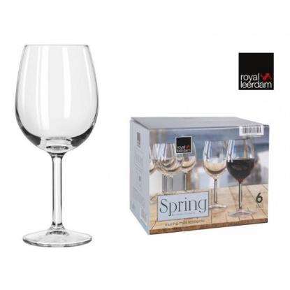 Prekės „Taurės vynui 350ml 6vnt SPRING“ paveikslėlis