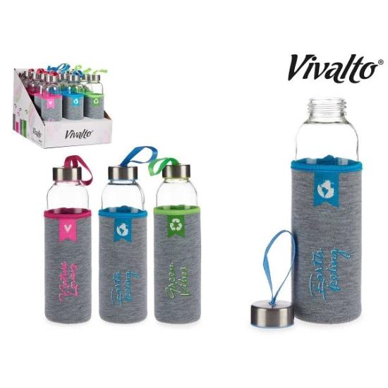 Prekės „Butelis stikl. 500ml su dėklu 69266“ paveikslėlis