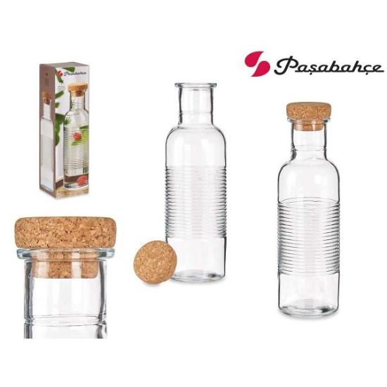 Prekės „Butelis stikl. 1.0L su kamščiu 79883“ paveikslėlis
