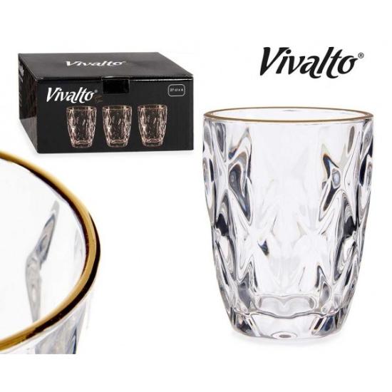 Prekės „Stiklinės 270ml 6vnt DIAMOND AU“ paveikslėlis