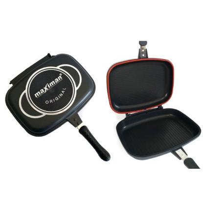 Prekės „Keptuvė GRILL dviguba 40*27cm DF1040“ paveikslėlis