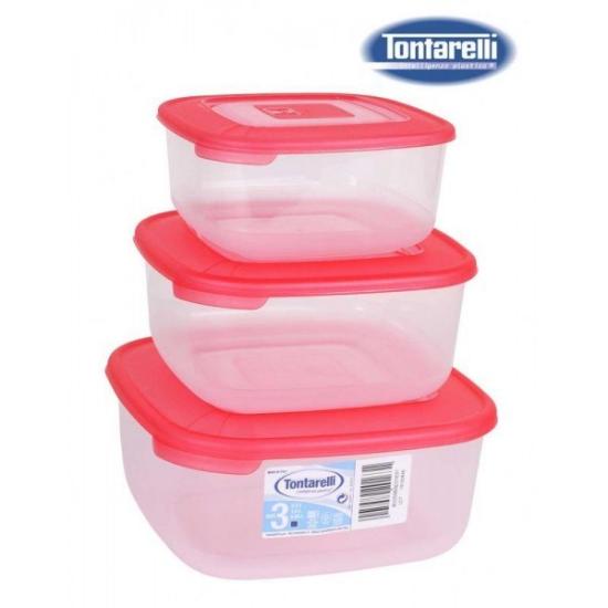 Prekės „Dėžutės maistui plast. 1/1.5/2.5L 3vnt FAMILY“ paveikslėlis