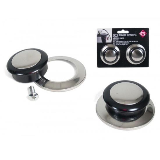Prekės „Rankenėlė puodo/ keptuvės dangčiui 2vnt. 6cm“ paveikslėlis