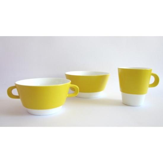 Prekės „Indų rinkinys 3vnt. Dinner yellow“ paveikslėlis