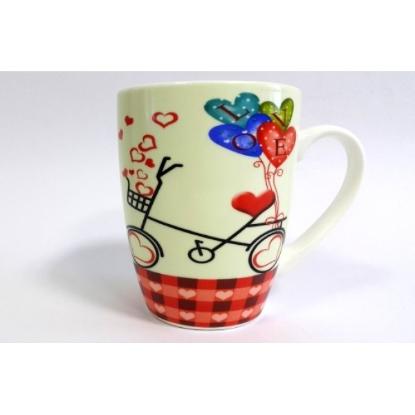 Prekės „Puodukas 350ml LOVE mix  340999“ paveikslėlis