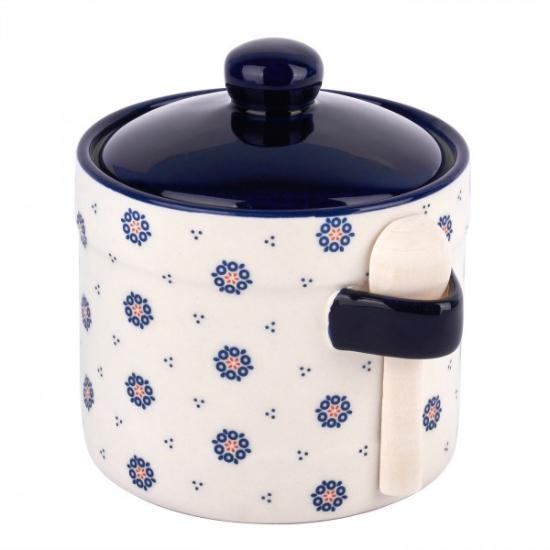 Prekės „Cukrinė keram. su šaukšteliu 11*10cm 500ml Folklor“ paveikslėlis