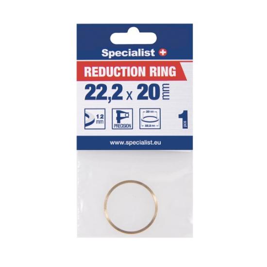 Prekės „SPECIALIST+ redukcinis žiedas, PRO, 22.2x20x1.2 mm“ paveikslėlis