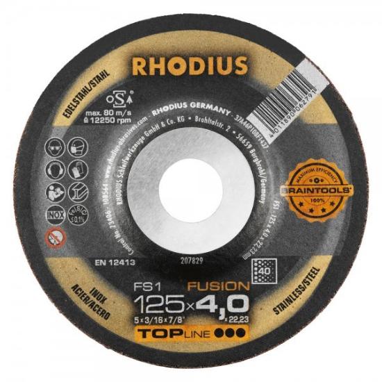 Prekės „Met. šlif. diskas „RHODIUS" FS1 125x4 mm“ paveikslėlis