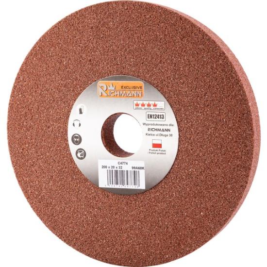 Prekės „KERAMINIS ŠLIFAVIMO DISKAS 200 x 20 x 32 Raudonas 99A60K“ paveikslėlis