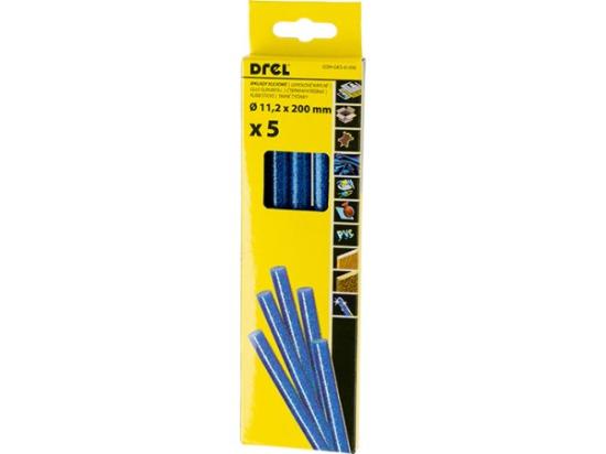 Prekės „Karštų klijų lazdelės 11,2 mm x 200 mm, su blizgučiais, mėlynos, 5vnt.
“ paveikslėlis