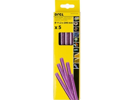 Prekės „Karštų klijų lazdelės 11,2 mm x 200 mm, su blizgučiais violetinės, 5 vnt.
“ paveikslėlis