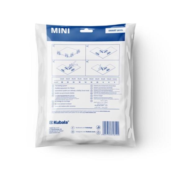 Prekės „Lyginimo sistema Kubala mini, 1mm. 100 vnt.“ paveikslėlis