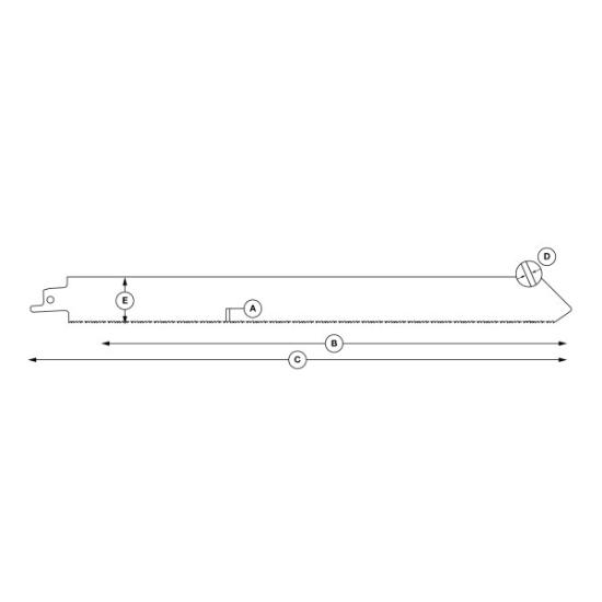 Prekės „SPECIALIST+ pjūklas metalui, 300 mm, 10-14TPI“ paveikslėlis