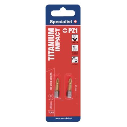 Prekės „SPECIALIST+ antgalis TITANIUM PZ1, 25 mm, 2 vnt.“ paveikslėlis