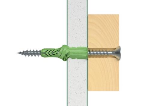 Prekės „Univ. kaištis UX Green 8 x 50 R su žiedeliu 40 vnt.“ paveikslėlis
