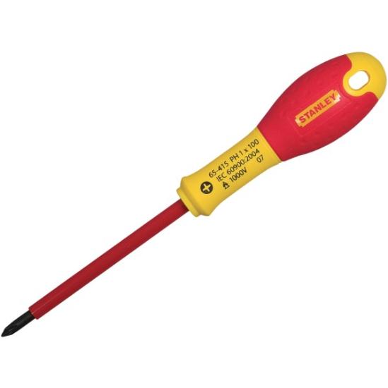 Prekės „Stanley Fatmax el. atsuktuvas VDE PH1x100 mm, 1000V (su blisteriu)“ paveikslėlis