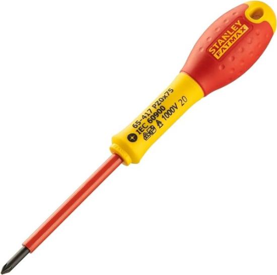 Prekės „Stanley Fatmax el. atsuktuvas VDE PZ0x75 mm, 1000V (su blisteriu)“ paveikslėlis