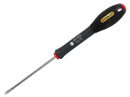 Prekės „Atsuktuvas Stanley Fatmax plokščias 3x75 mm (su blisteriu)“ paveikslėlis