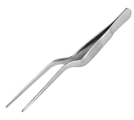 Prekės „BOJ 01211001 Pincetas šefui, 16 cm, lenktas“ paveikslėlis