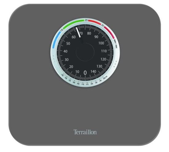 Prekės „TERRAILLON 13908 Nautic Up Brown Mechaninės svarstyklės“ paveikslėlis