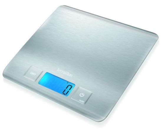 Prekės „TERRAILLON 12574 Carre Inox KEM21038SS El. virtuvinės svarstyklės“ paveikslėlis