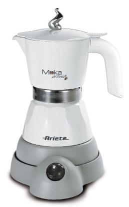 Prekės „ARIETE 1358/10 baltas el. Moka Aroma Kavos aparatas“ paveikslėlis