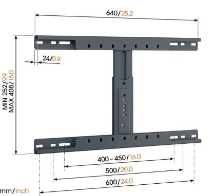 Prekės „VOGEL'S TVA6950 TV Laikiklio standumo adapteris“ paveikslėlis