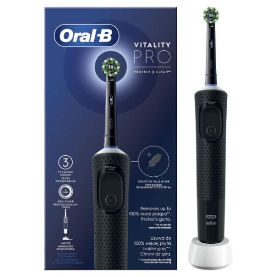 Prekės „BRAUN D103.413.3 Vitality Pro Juodas dantų šepetėlis“ paveikslėlis
