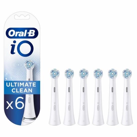 Prekės „BRAUN iO RB CW-6 Ultimate Clean White 6ct antgaliai dant šepetėliui“ paveikslėlis