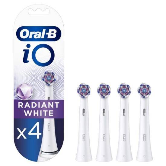 Prekės „BRAUN iO RB WW-4 Radiant White 4ct antgaliai dant šepetėliui“ paveikslėlis