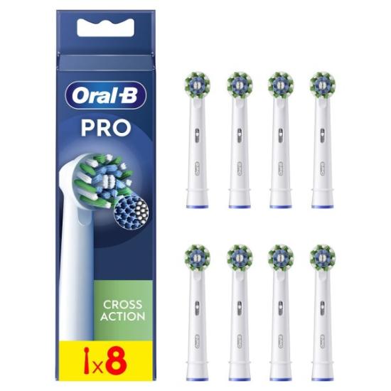 Prekės „BRAUN EB 50RX-8 CrossAction Balti Pro X-filaments antgaliai dantų šepetėliui“ paveikslėlis