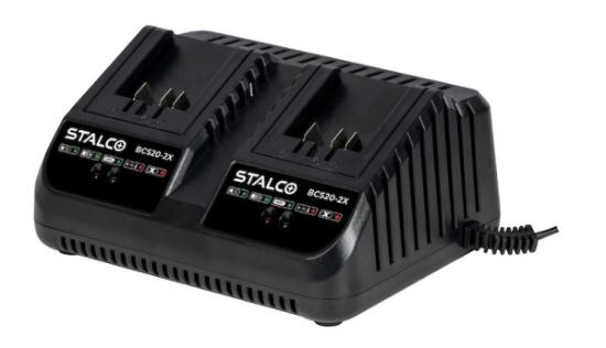 Prekės „Įkroviklis STALCO 20V, 2 x 4AH“ paveikslėlis