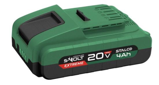 Prekės „Akumuliatorius STALCO Extreme 20V, 4Ah“ paveikslėlis
