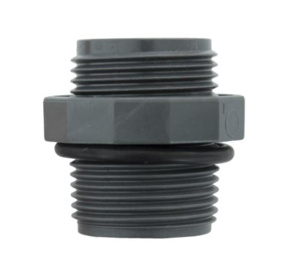 Prekės „PVC jungtis Nipelis 1"Mx1"M“ paveikslėlis