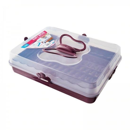 Prekės „Dėžė konditerijai plast. 37*28*9cm L-587 QLUX“ paveikslėlis