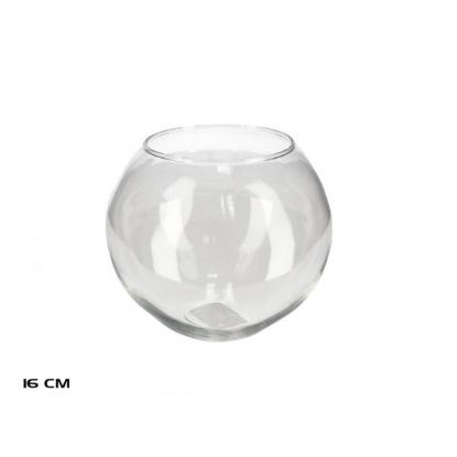 Prekės „Vaza stikl. 16cm apvali 45068“ paveikslėlis