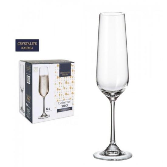 Prekės „Taurės šampanui 200ml 6vnt STRIX Bohemia“ paveikslėlis