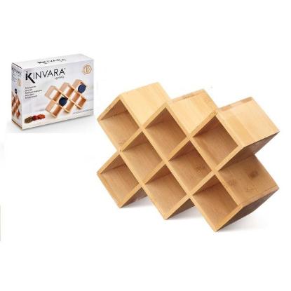 Prekės „Stovas prieskoniams bambuk. 24.5*16*7.2cm“ paveikslėlis