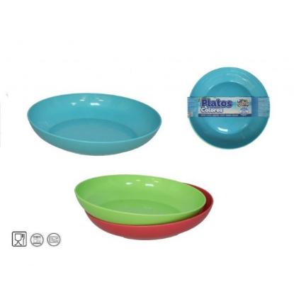 Prekės „Lėkščių plast. 19.5*3.5cm 3vnt rink.“ paveikslėlis