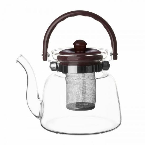 Prekės „Arbatinukas stikl. 1.2L su met. sieteliu b/p WINDS“ paveikslėlis