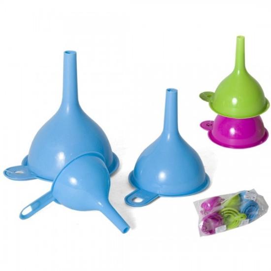 Prekės „Piltuvėliai plast. 5.5/ 7/ 9cm 3vnt“ paveikslėlis