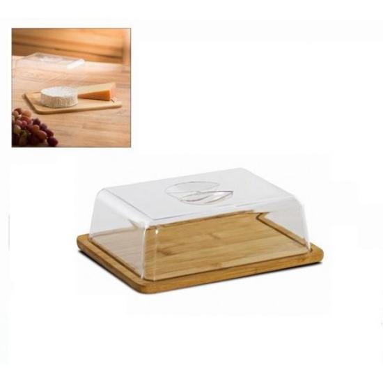 Prekės „Padėklas serviravimui med. su dangčiu 24*19*7cm“ paveikslėlis
