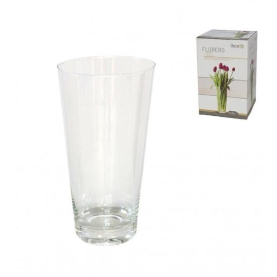 Prekės „Vaza stikl. 19*10*6.5cm IRIS Decorlife“ paveikslėlis