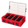 Prekės „QBRICK ONE smulkmenų dėtuvė 2XL 2.0 RED + adapteris (2 vnt.)“ paveikslėlis
