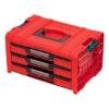 Prekės „QBRICK PRO įrankių dėžė su 3 stalčiais 2.0 EXPERT RED“ paveikslėlis