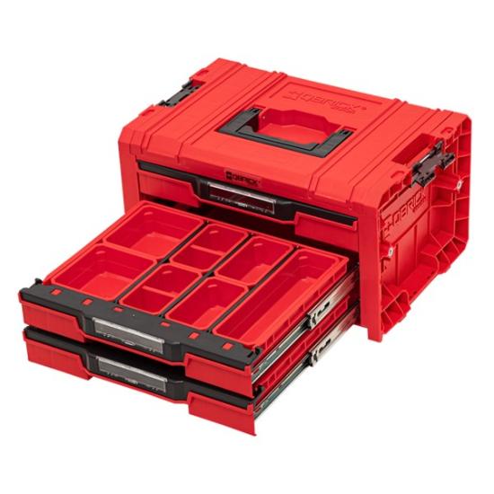 Prekės „QBRICK PRO įrankių dėžė su 3 stalčiais 2.0 EXPERT RED“ paveikslėlis