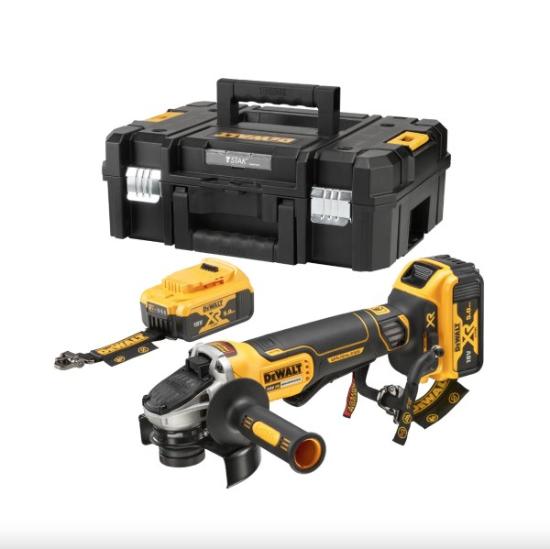 Prekės „Kampinis šlifuoklis DeWalt DCG406P2LRT-QW; 18V 2x5,0Ah“ paveikslėlis