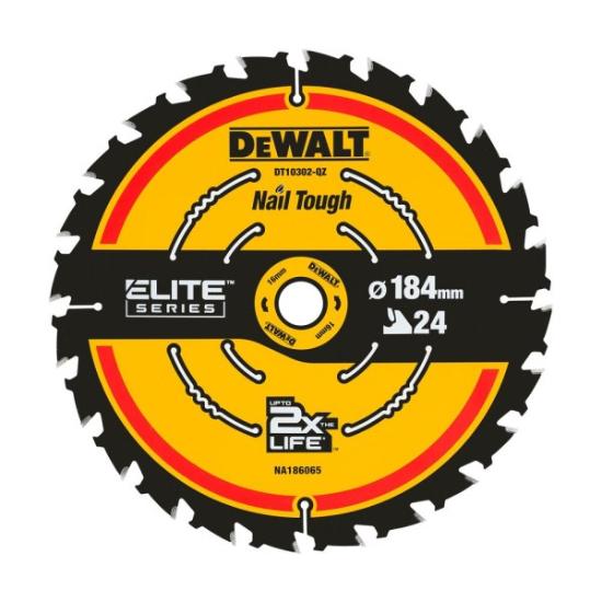 Prekės „Pjov. diskas medienai DeWalt ELITE CSB 184x16mm 24T“ paveikslėlis